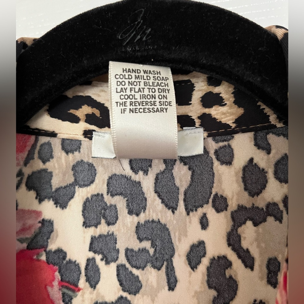 Cache Animal Print Blouse Size S - Picture 7 of 7
